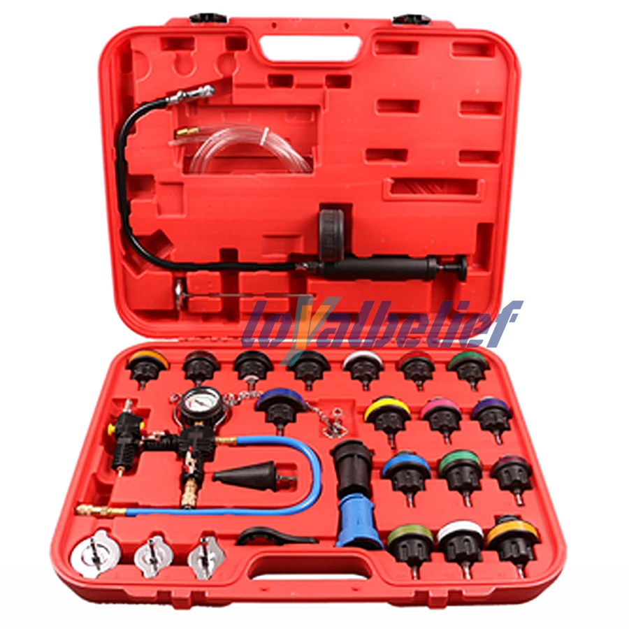 Radiator Pressure Tester - 28Pcs Universal Radiator Pressure Tester Vacuum